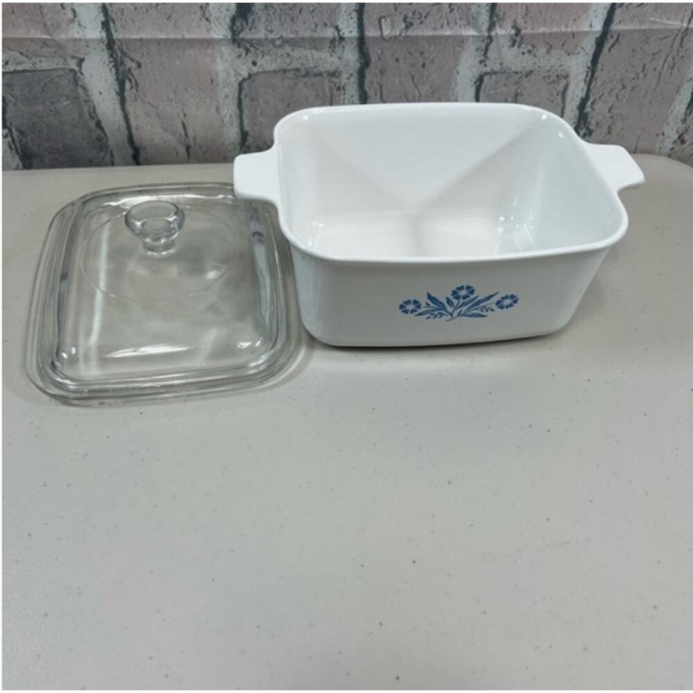 Corning ware Vintage 1 3/4 Qt Baking Dish W/ Lid, 1.5 Quart Rectangular Casserol - Picture 13 of 14